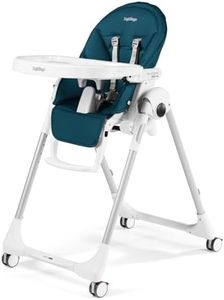 Peg Perego Prima Pappa Follow Me, chaise haute, Bleu (petroleum)