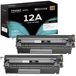 12A (Q2612A) 12 A Toner Cartridges Replacement for HP-12A| Use with HP Laserjet 1010/ 1012/ 1015/ 1018/ 1020/ 1022/ 1022n/ 1022nw/ 3015/ 3020/ 3030/ 3050z/ 3052/ 3055 Printers