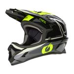 O'NEAL | Mountain Bike Helmet Full Face | MTB DH Downhill FR Freeride | ABS Shell, Magnetic Closure Exceeds Safety Standard EN1078 | SONUS Helmet Split V.23 | Adult | Black Neon Yellow | S