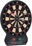 HOMCOM Electronic Hanging Dartboard LED Digital Score Set 27 Games and 202 Variations with 12 Soft Tip Darts