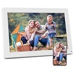 BSIMB 16.2-Inch 32GB WiFi Extra Large Digital Picture Frame, Smart Photo Frame with IPS HD Touchscreen Remote Control, Share Photos&Video via App&Email, Gift for Mother's Day