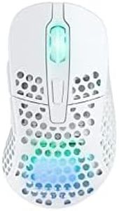 Xtrfy M4 Ultra-Light Optical RGB Gaming Mouse, White