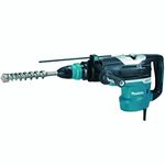 Makita HR5212C 240 V AVT Rotary Demolition Hammer in a Carry Case ,Black/Blue