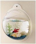 CNZ Wall Mounted Acrylic Fish Bowl, 29cm