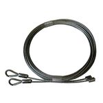 Garage Door Cables 1/8" Pair Torsion Spring (7ft, 8ft, 9ft, 10ft,11ft,12ft) (8 ft. Tall Door)