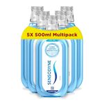 Sensodyne Mouthwash for Sensitive Teeth, Enamel Care Alcohol Free Mouthwash for Healthy Gums and Strong Teeth, Cool Mint Flavour, 500 ml (Pack of 5)