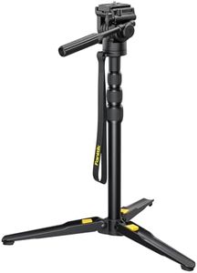 Fanttik DT10 Pro Laser Level Tripod, 2.2 Lbs Lightweight, 360° Flexible Pan Head, Quick Release Plate with 1/4"-20 Thread Mount, for Measurement Tools