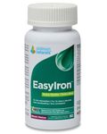 Platinum Naturals EasyIron Extra Gentle Capsules, 60 Vegetarian Liquid Caps - Enhanced Red Blood Cell Formation, Non-Constipating - Iron Bisglycinate with B6 & B12 Vitamins, Ideal for Men & Women