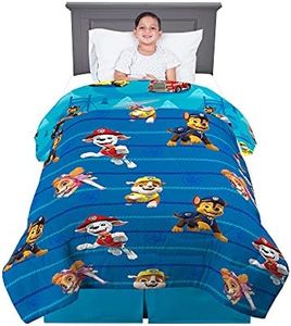 Franco Paw Patrol – Parure de lit en Microfibre Douce pour Enfant, lit Simple, Produit Officiel Nickelodeon