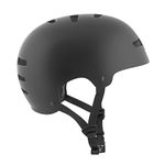 TSG helmet evolution, solid colour, Unisex, 75046, Schwarz (satin black), S/M