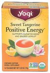 Yogi Tea - Sweet Tangerine Positive Energy - Supports Elevated Mood and Energy Levels, 1.02 Oz , 16 Count ( Pack Of 6 )
