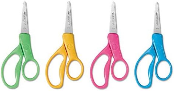 Westcott Kids Value Left and Right Handed Scissors, Pointed, 5-Inch, Color Varies (13131)