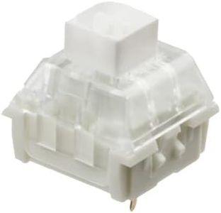 Kailh Box Key Switches for Mechanical Gaming Keyboards | Plate Mounted (Kailh Box White, 65 Pcs)