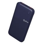 pTron Dynamo 10000mAh 22.5W Fast Charging Power Bank, 20W Type-C/PD Fast Charging, Also Supports VOOC/Wrap/Dash USB Charging, 3 Outputs, 2 Input Ports & Multiple Layers of Protection (Bold Blue)