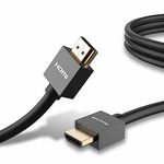 Honeywell HDMI Cable v2.0 with Ethernet, 3D/4K@60Hz Ultra HD Resolution, 3 Mtr, 18 GBPS Transmission Speed, High Speed, Compatible with all HDMI Devices Laptop Desktop TV Set-top Box Gaming Console