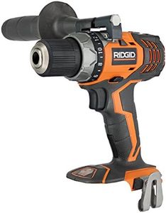 Ridgid R86008 18V Cordless Compact 2-Speed Drill Driver - Power Tool and Side Handle Only (Battery and Charger Not Included)