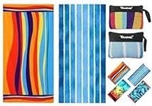 Touchat 2 Pack Beach Towel Oversize