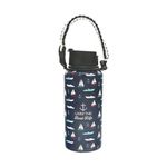 Pavilion - Livin' The Boat Life - 32 oz Stainless Steel Travel On The Go Water Bottle Coffee Thermal With Survival Rope Handle - Boat Beach Lake Lover Gift Present - 12 Hrs Cold & 6 Hrs Hot