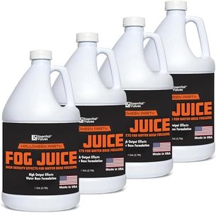 Smoke Fog Machine Liquid, Party Fog Juice | High Density (128 FL OZ/1 Gallon) – Produces Lasting High Density Haze for Water Based Foggers, Perfect for 400Watt - 1500W Machines – Made in USA (4 pack)