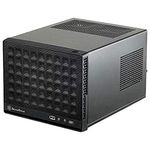 SilverStone SG13, Type-C Port, Ultra Compact Mini-ITX Computer Case with Mesh Front Panel, Black, SST-SG13B-C