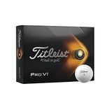 Titleist Pro V1 2019 Golf Balls - White (One Dozen)