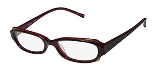 Thalia Viviana For Ladies/Women Designer Full-Rim Shape Flexible Hinges Light Weight Fashion Accessory Eyeglasses/Eyeglass Frame (49-16-130, Brown/Beige/Raspberry)