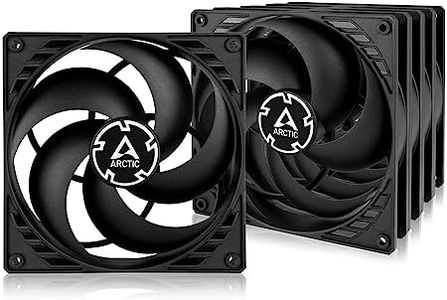 ARCTIC P14 PWM PST (5 Pack) - PC Fan, 140mm Fan, PC Case Fan with PWM Sharing Technology (PST), Pressure-optimised, Computer, Fan Speed: 200-1700 rpm (0 rpm <5%) - Black