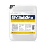 Render Cleaner Softwash Solution - Acid Free Render & Masonry Cleaner (5 Litre)