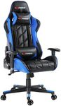 GTFORCE PRO GT Reclining Sports Racing Gaming Office Desk PC CAR Faux Leather Chair (Blue)
