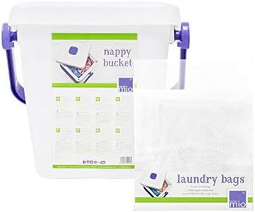 Bambino Mio, Seau à Couches et Filets de Lavage, Stockage Pratique pour Couches Lavables