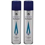 Colibri Premium Butane Fuel Refill for Lighters, Butane Torch Replacement Canisters, 99.999% Pure Butane Refill Fluid for Lighters, 300ml (10.1fl oz) Cans, Pack of 2