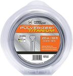 Weed Warrior Pulverizer Titanium Universal Trimmer Line Spool, 0.095" Diameter x 100', Silver