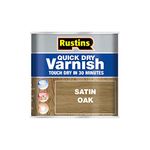 Rustins Quick Dry Varnish Oak 250ml