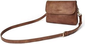 CHOLISS Small Crossbody Bags for Women, Leather Cell Phone Purse, Mini Travel Purse with Adjustable Strap