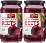 Gefen Sliced Pickled Beets, 16oz (2 Pack) | Sweet & Tangy, Great Salad Topper, Non GMO