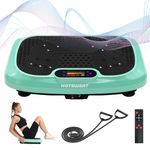 HOTSWEAT Vibration Plate for Lymphatic Drainage,Power Vibrating Platform Exercise Machine,Shaker for Weight Loss,Waver Board with 120 Levels for Home Gym