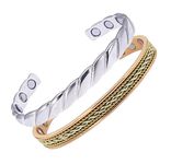 Pure Copper Magnetic Bracelet Gift Set With A Luxurious Velvet Pouch