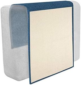 Navaris Rascador para Gatos - Protector contra arañazos de Gato y Perro - Afilador de uñas de sisal para Mascotas de 130 x 45CM en Azul