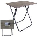 Extra Large Wood Effect Folding Table Multi-Function TV Dinner Desk