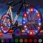 Activ Life Bike Lights (2 Wheels, Patriotic) Fitness Gifts for Men Who Have Everything Best Son Daughter Grandson Granddaughter Niece Nephew Fun Sports Presents Summer 2022 Cool Ideas for Women