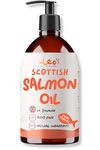 Leo's Salmon Oil for Dogs and Cats | Premium 100% Natural Food Topper Fish Oil for Dogs and Cats | Enhances Coat Shine, Joint & Brain Health, Itchy or Dry Skin, and Dandruff Hair Treatment 500ml
