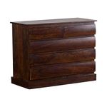 MP WOOD Gocosy Skate Chest Of Drawers (Sheesham Wood,Medium Walnut)