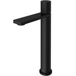 VIGO VG03029MB 11'' H Gotham Single-Handle Single Hole Vessel Deck-Mount WaterSense Bathroom Fixtures Sink Faucet in Matte Black