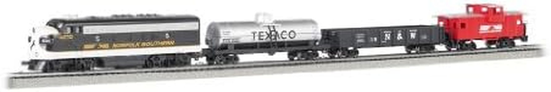 Bachmann Industries The Stallion Ready To Run Electric Train Set Train Car N Scale