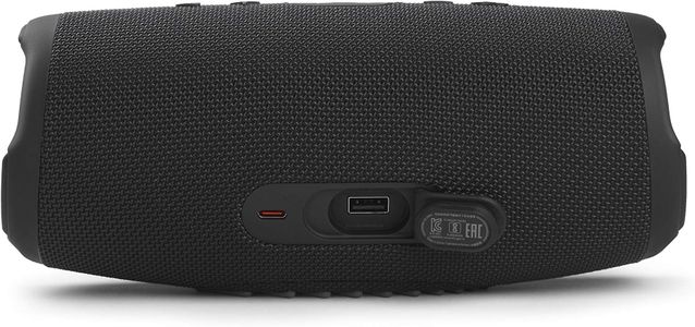 JBL Charge 5 Portable Bluetooth Speaker, Deep Bass, IP67 Waterproof, Black