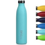 720°DGREE Vaccum Insulated Water Bottle “milkyBottle“ - 500 ml - BPA-Free, Leakproof, Thermo Stainless Steel Flask - Kids, Children, Sports, Kindergarten, School, Gym, Hot, Cold & Carbonated Drinks