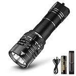 Sofirn Diving Torch SD05 Led Flashlight Super Bright 3000 Lumen, Underwater 100 Meters EDC Light with Rechargeable 21700 Battery for Diving Fishing Caving and Outdoors Waterproof…