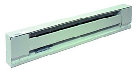 TPI E2905028SW Series 2900S Electric Baseboard Stainless Steel Element Convection Heater, White, 2-1/2" Thickness, 4.2 Amps, 500W