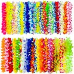 GoodUping 50 PCS Hawaiian Leis Luau