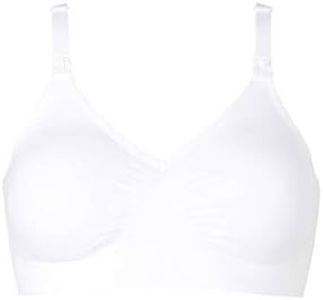 Medela Comfy Bra, Wire-Free, Removeable Foam Cups, White, Large